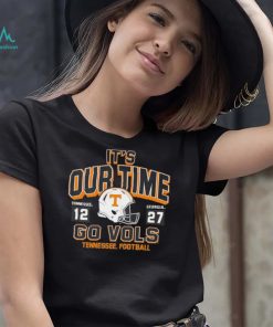 Tennessee Football It’s Out Time Go Vols Georgia 27 12 Tennessee Shirt