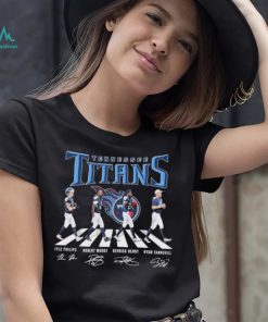 Tennessee Titans Kyle Philips Robert Woods Derrick Henry Ryan Tannehill Abbey Road Signatures Shirt