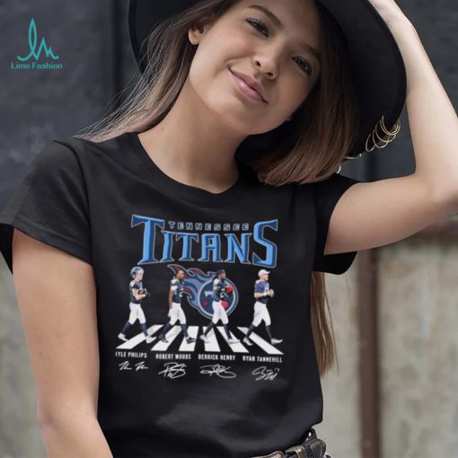 Tennessee Titans Kyle Philips Robert Woods Derrick Henry Ryan Tannehill Abbey Road Signatures Shirt