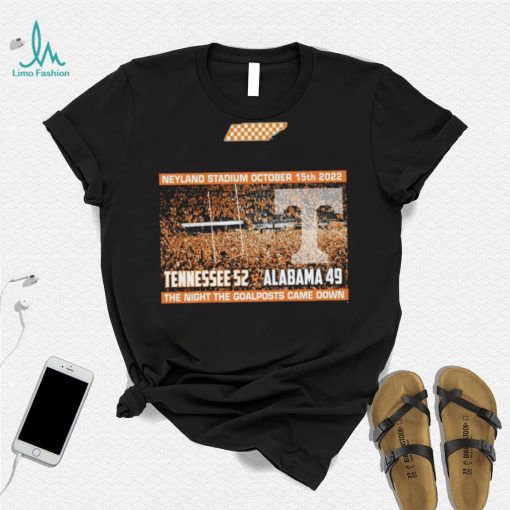 Tennessee Vols Down The Tide 52 49 Shirt