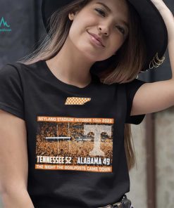 Tennessee Vols Down The Tide 52 49 Shirt