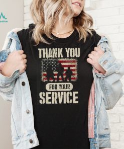 Thank You For Your Service Patriotic Veterans Day T Shirt