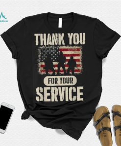 Thank You For Your Service Patriotic Veterans Day T Shirt