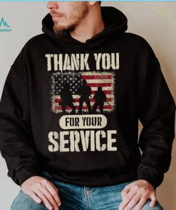 Thank You For Your Service Patriotic Veterans Day T Shirt