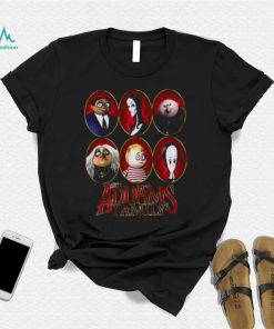 The Addams Family Circle Portrait Panels Logo shirt