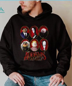 The Addams Family Circle Portrait Panels Logo shirt