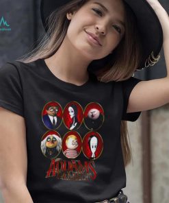 The Addams Family Circle Portrait Panels Logo shirt