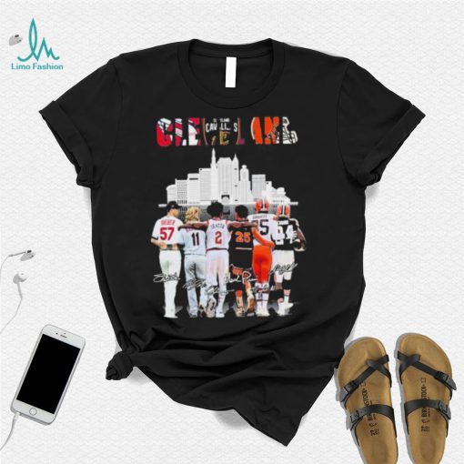 The Bieber Sexton Garrett And Chubb Cleveland Sports City Signatures Shirt