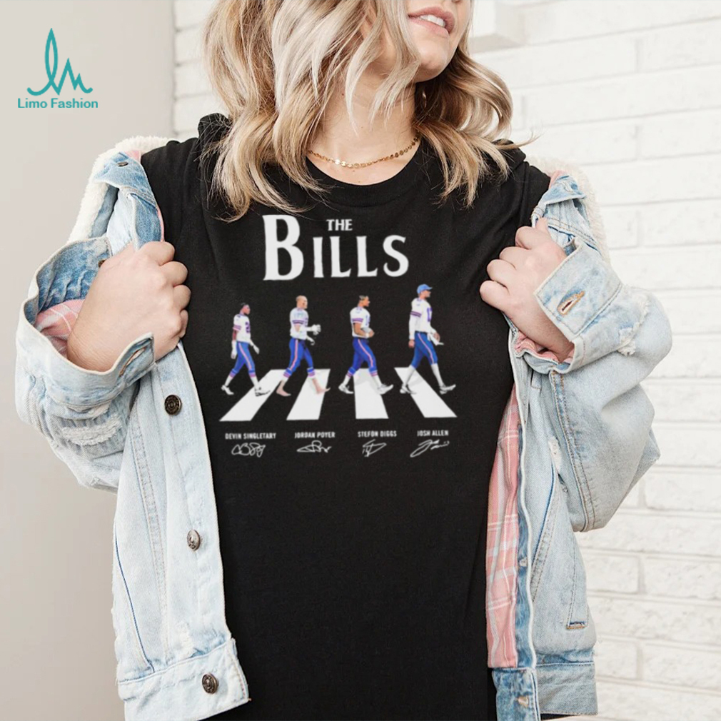 The Bill Devin Singletary Jordan Poyer Stefon Diggs Josh Allen Signature  Shirt - Limotees