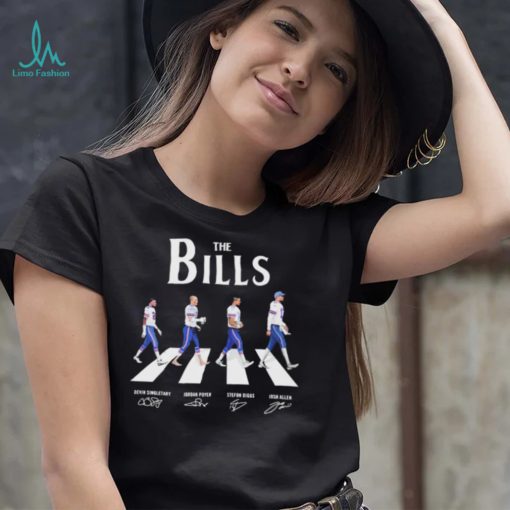 The Bill Devin Singletary Jordan Poyer Stefon Diggs Josh Allen Signature Shirt