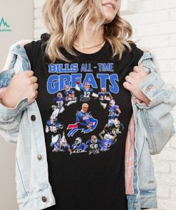 The Bills All time Greats Team Signatures Shirt