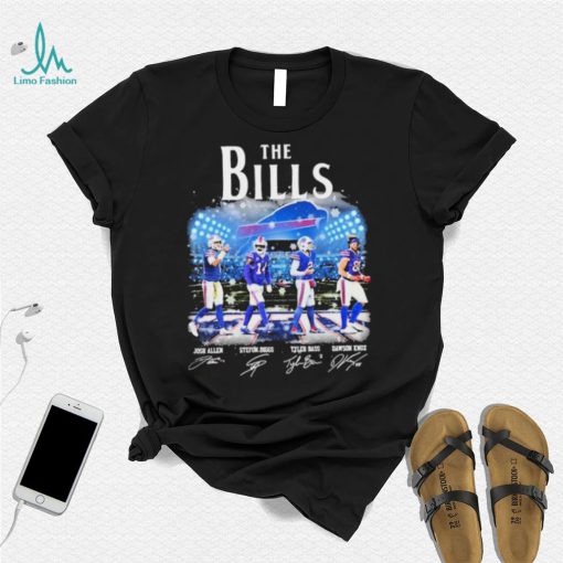 The Bills Signatures Josh Allen Stefon Diggs Tyler Bass Dawson Knox Signature Shirt