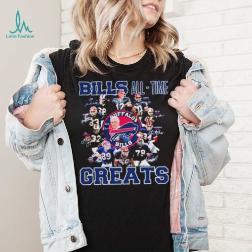 The Buffalo Bills All Time Greats Signatures Shirt