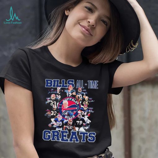 The Buffalo Bills All Time Greats Signatures Shirt