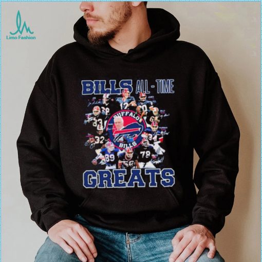 The Buffalo Bills All Time Greats Signatures Shirt