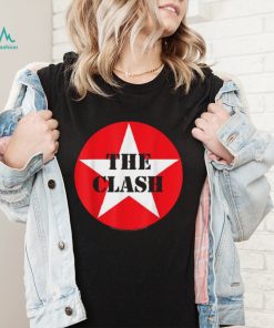 The Clash Circle Black Star T Shirt2