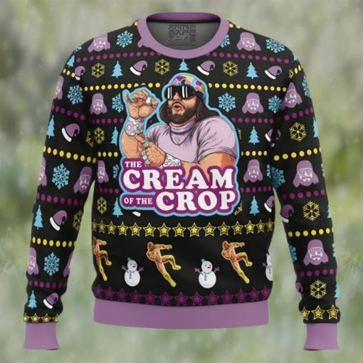 The Cream of the Crop Macho Man Randy Savage Pro Wrestling Ugly Christmas Sweater