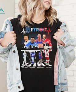The Detroit City Sports Team Abbey Road Signatures Shirt