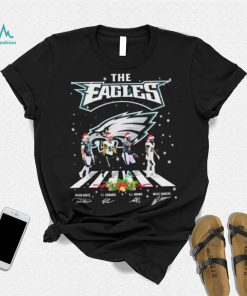 The Eagles NFL Team 2022 Abbey Road Merry Christmas Signature Shirt