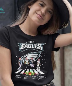 The Eagles NFL Team 2022 Abbey Road Merry Christmas Signature Shirt