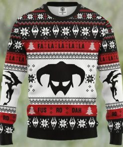 The Elder Scrolls Ugly Christmas Sweater, Fa La La La Xmas Sweatshirt