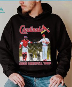 The Farewell Tour 2022 Adam Wainwright And Yadier Molina Cardinals Shirt