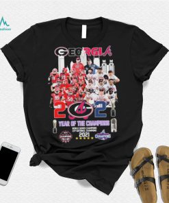 The Georgia Sport Teams 2021 Year Of The Champions Signatures Shirt