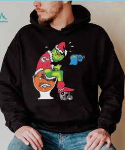 The Grinch Kansas City Chiefs Shit On Toilet Denver Broncos Other Teams Oakland Raiders Christmas 2022 Shirt