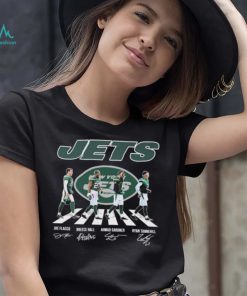 The Jets Joe Flacco Breece Hall Ahmad Gardner And Ryan Tannehill Abbey Road Signatures Shirt