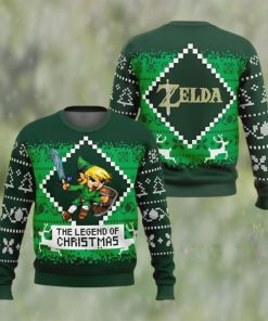 The Legend of Christmas Zelda Ugly Christmas Sweater Majora’s Ugly Sweater