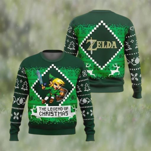 The Legend of Christmas Zelda Ugly Christmas Sweater Majora’s Ugly Sweater