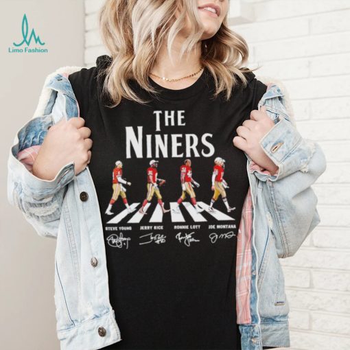 The Niners San Francisco 49ers abbey road signatures T Shirt