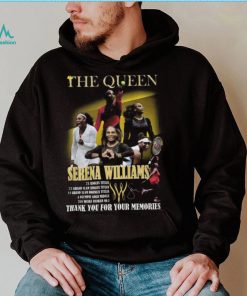 The Queen Serena Williams Thank You For The Memories T Shirt