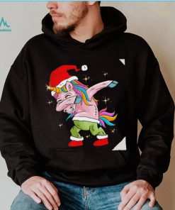 The Santa horse unicorn dabbing Christmas shirt