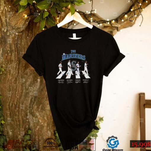 The Seattle Mariners Abbey Road October Rise Postseason Signatures Shirt