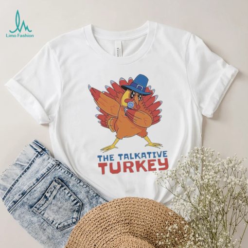 The Talkative Turkey Dabbing Thanksgiving Shirt