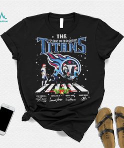 The Tennessee Titans Team Abbey Road Christmas Signatures Shirt