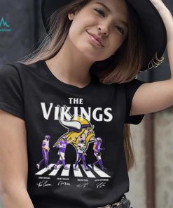The Vikings Kirk Cousins Adam Thielen Dalvin Cook and Justin Jefferson Abbey Road Signatures T Shirt