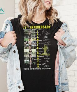 The Walking Dead 12th Anniversary 2010 2022 Thank You For The Memories Signatures Shirt