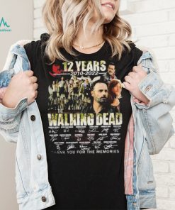 The Walking Dead TV Series Signatures Thank You For The Memories Shirt