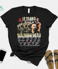 The Walking Dead TV Series Signatures Thank You For The Memories Shirt