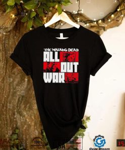 The Walking Dead all out war cartoon shirt2
