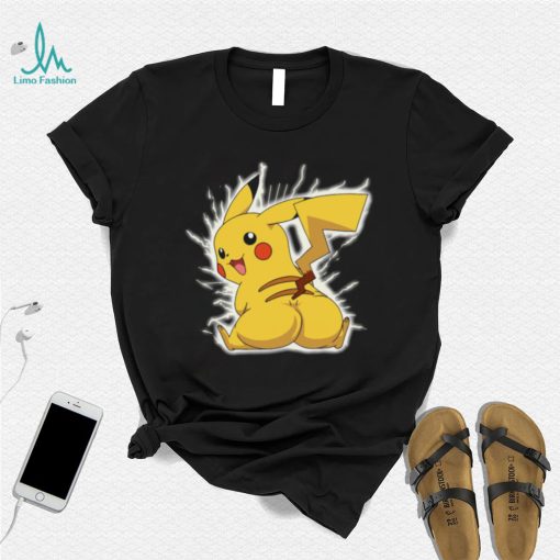 Thicc Pokemon Pikachu logo shirt