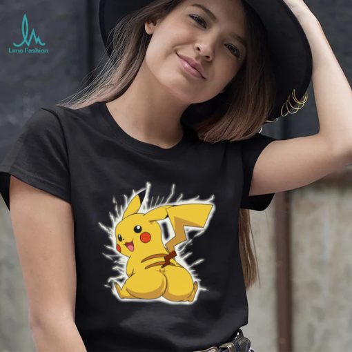 Thicc Pokemon Pikachu logo shirt