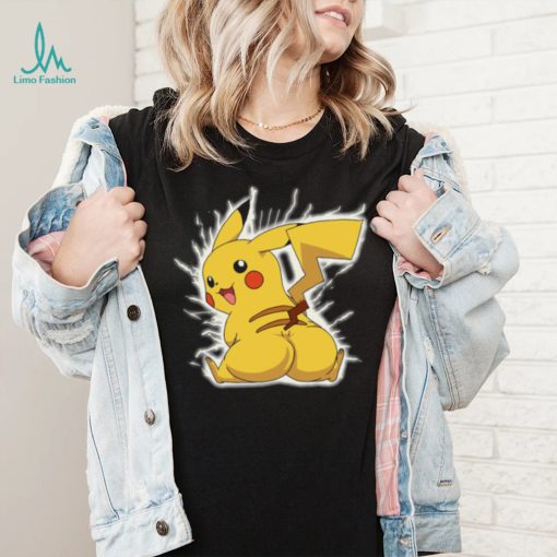 Thicc Pokemon Pikachu logo shirt