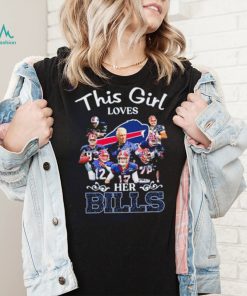 This Girl Loves Her Buffalo Bills Signatures Shirt