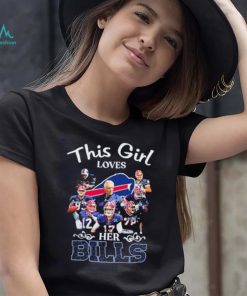 This Girl Loves Her Buffalo Bills Signatures Shirt