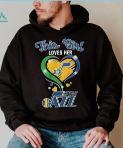 This Girl Loves Her Heart Utah Jazz Shirt