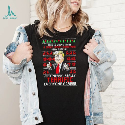 This Is Going To Be A Great Christmas Fun Trump Ugly Sweater Shirt