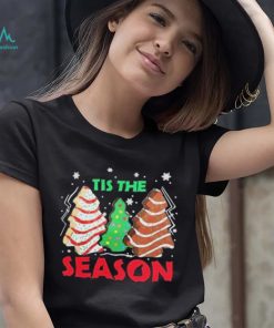 Tis’ The Season Christmas Tree Cakes Debbie Xmas Shirt